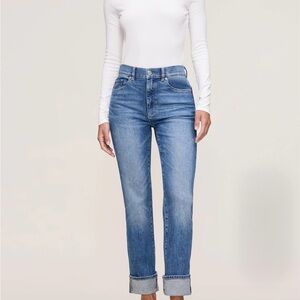 NWT DL1961 Women's Straight Leg Jeans in Blue Size 24